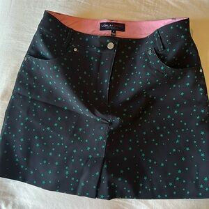 LOHLA SPORT NEW W/O tags-Celestial printed skort in 17" long 4 pocket design